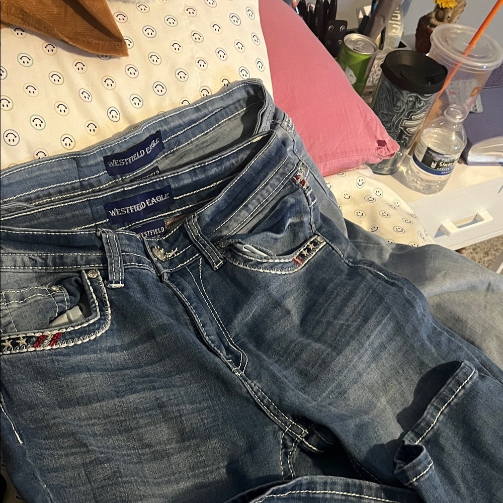 Women's Classic Boot Cut Jeans - Blue